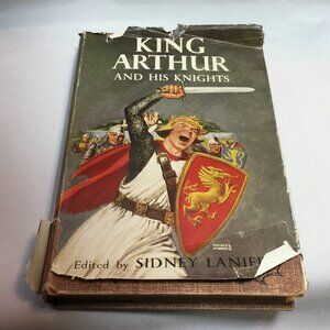 King Arthur and His Knights Companion Library No Date Hard Cover/Dust Jacket